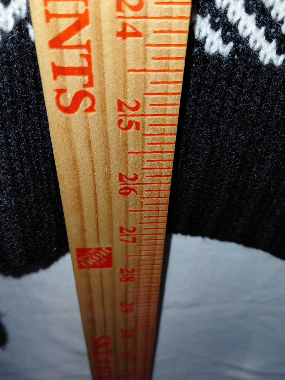 Cowl Neck Black Aztec-Pattern Sweater #2586 - Picture 7 of 7